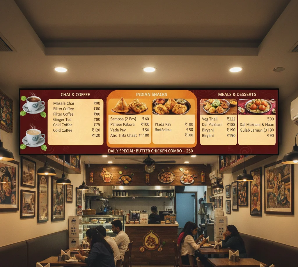 Digital Menu Board