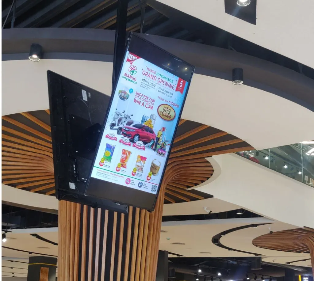 Double Sided Hanging Screen